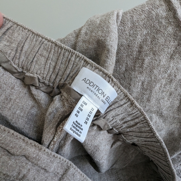 cropped linen pant - Picture 2 of 2